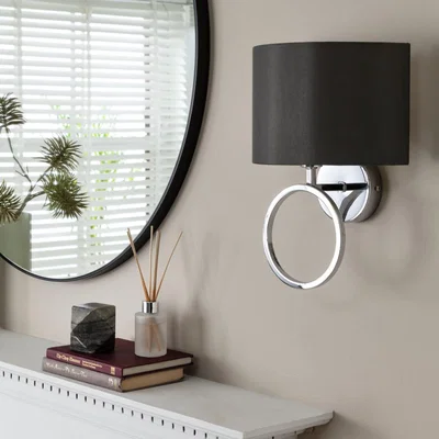 Habitat Habitat Chrome Ring Metal Wall Light - Chrome
