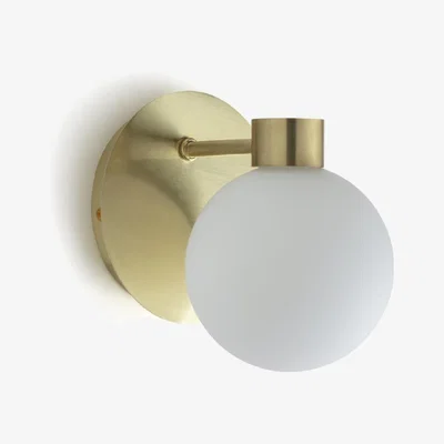 Habitat Habitat Salarino Opal Bathroom Wall Light - Brass