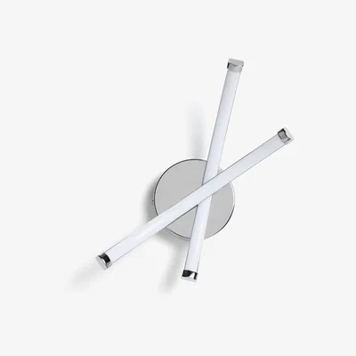 Habitat Habitat Criss Cross LED Wall Light - Chrome