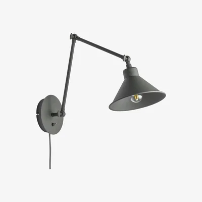 Habitat Habitat Loft Industrial Wall Light - Grey