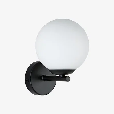Habitat Habitat Rede Glass Wall Light - Black
