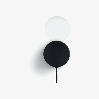 Habitat Habitat Wells Plug In Wall Light - Black