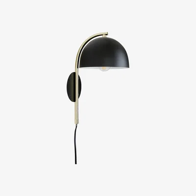 Habitat Habitat Ivar Wall Light - Brass & Black