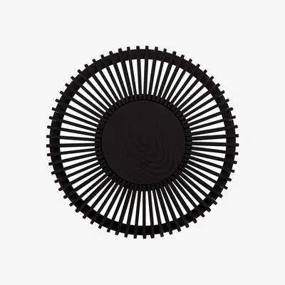 Heal's Umage Clava Up Wall Light Black Oak Medium