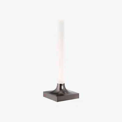 Heal's Kartell Goodnight LED Portable Table Lamp Matt Titanium - Heal's UK Lighting