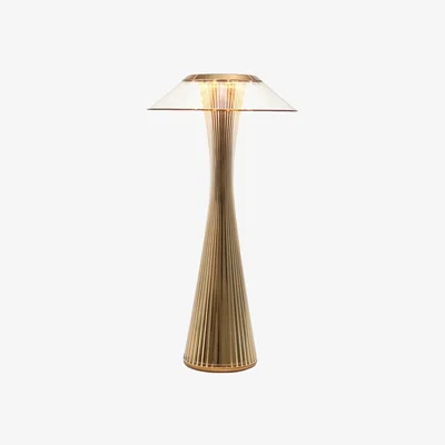 Heal's Kartell Space LED Portable Table Lamp Gold - Heal's UK Lighting