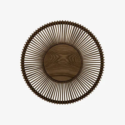 Heal's Umage Clava Up Wall Light Dark Oak Large