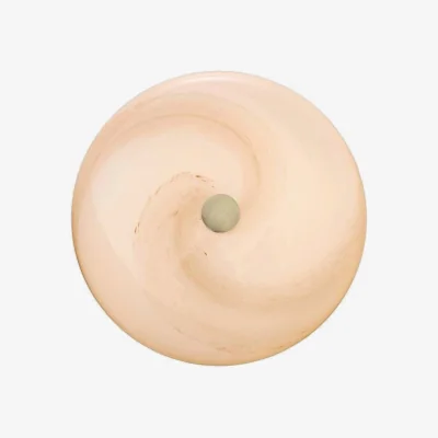 Heal's Halo Stockholm LED Wall/Ceiling Surface Light Marble Brown IP44