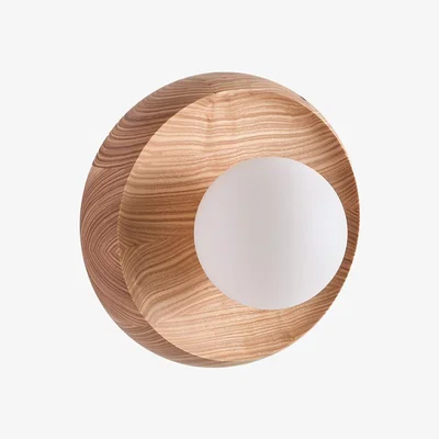 Heal's Well Lit Woody Wall Light Ash
