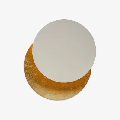 Heal's Heal's Eclisse LED Wall Light Off White & Gold Leaf