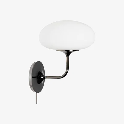 Heal's Gubi Stemlite Wall Light Black Chrome