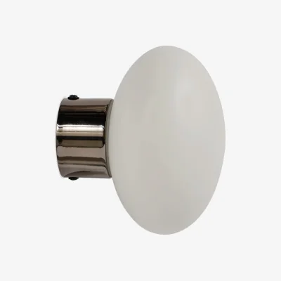 Heal's Heal's Ellipse LED Wall Light Black Chrome IP44