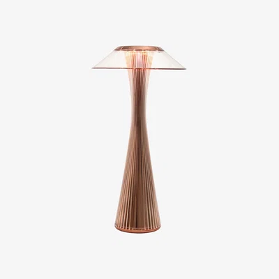 Heal's Kartell Space LED Portable Table Lamp Copper - Heal's UK Lighting