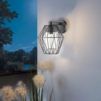 Homebase EGLO Canove Caged Exterior Wall Light