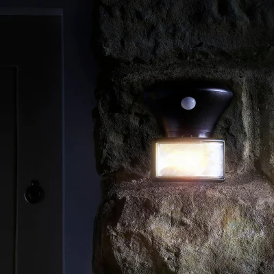 Homebase Homebase Edit 6 LED PIR Solar Wall Light
