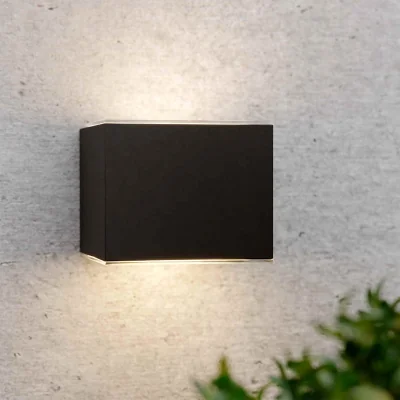Homebase Avon Up & Down Solar Wall Light