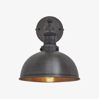 Industville Brooklyn Dome Wall Light - 8 Inch