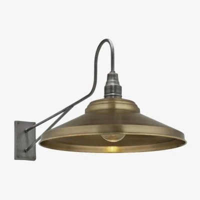 Industville Long Arm Giant Step Wall Light - 18 Inch