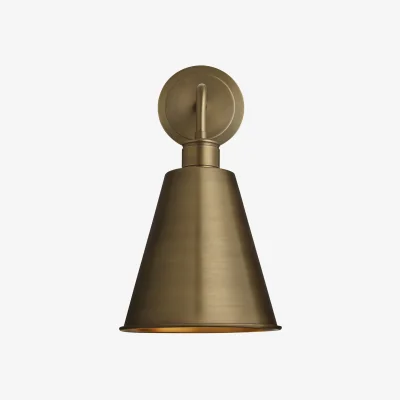 Industville Albany Funnel Wall Light - 8 Inch