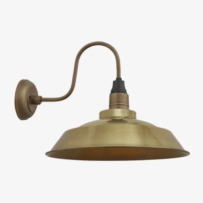 Industville Swan Neck Step Wall Light - 16 Inch
