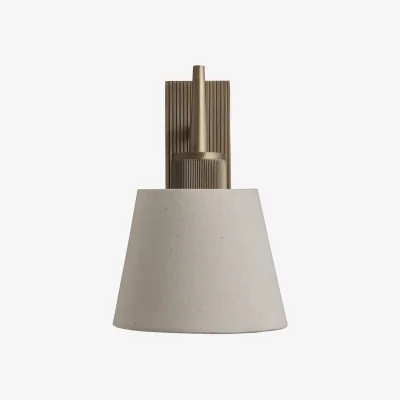 Industville Henley Wall Light - Natural Cotton Shade