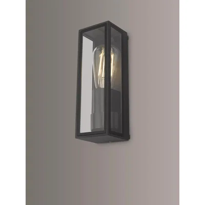 John Lewis Där Taryn Outdoor Wall Light, Anthracite