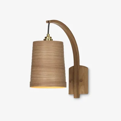 John Lewis Tom Raffield Stem Wall Light, Oak