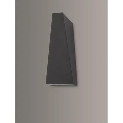 John Lewis Där Paco LED Outdoor Wall Light, Anthracite