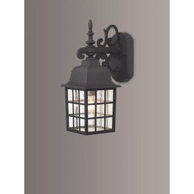 John Lewis Där Norfolk Outdoor Wall Light, Black/Gold