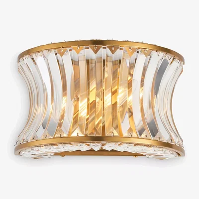 John Lewis Bay Lighting Odette Wall Light, Gold