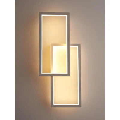 John Lewis John Lewis & Partners Angles LED Wall Light, White