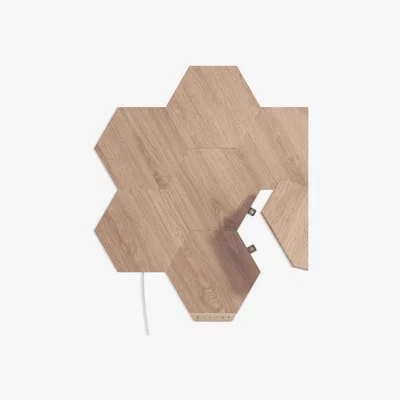 John Lewis Nanoleaf Elements Hexagon Starter Kit, 7 LED Panels, Cool/Warm White