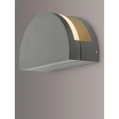 John Lewis Där Adyson LED Outdoor Wall Light, Anthracite
