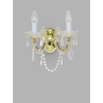 John Lewis Impex Marie Theresa Crystal Wall Light