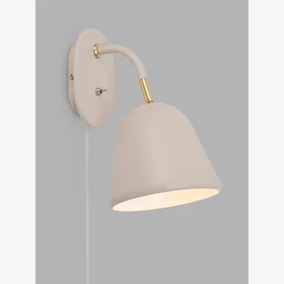 John Lewis Nordlux Fleur Wall Light, Beige