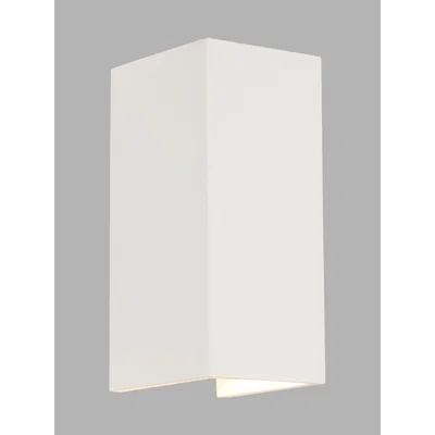 John Lewis Astro Parma Wall Light, White