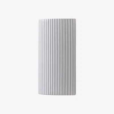 John Lewis houseof Ceramic Pillar Wall Light, White