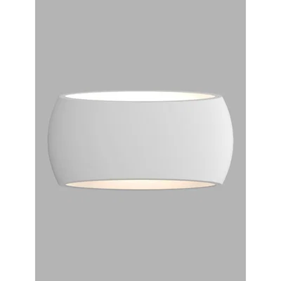 John Lewis Astro Aria 300 Wall Light, White