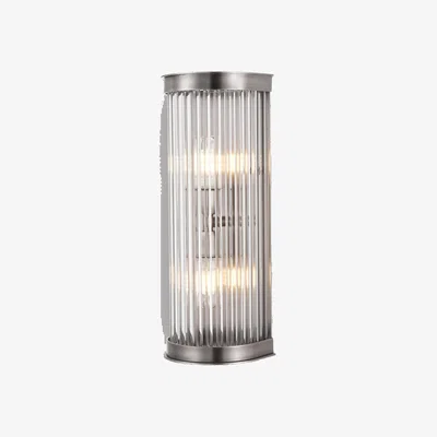 John Lewis John Lewis Boston Ribbed Glass Bathroom Wall Light