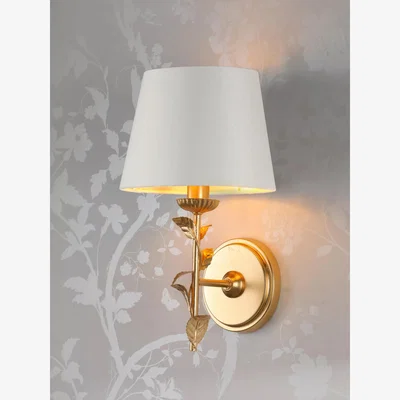 John Lewis Laura Ashley Halton Wall Light, Gold