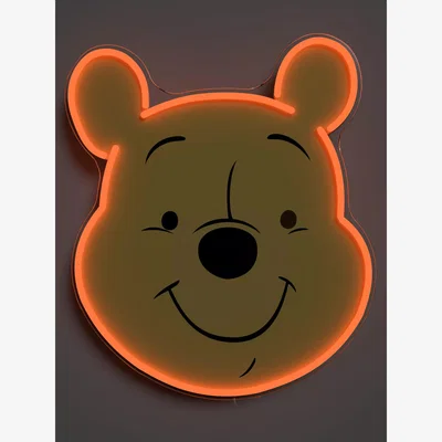 John Lewis Yellowpop Winnie LED Neon Sign, Orange