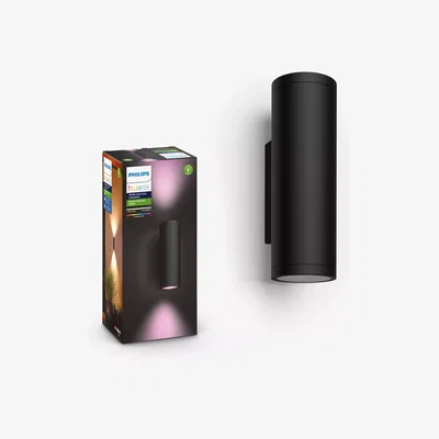 John Lewis Philips Hue White and Colour Ambiance Appear LED Smart Outdoor Wall Light