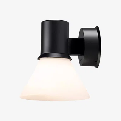 John Lewis Anglepoise Type 80 W4 Glass Wall Light, Black