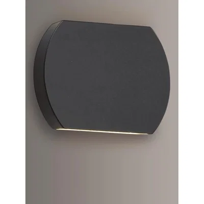 John Lewis Där Vulan LED Outdoor Wall Light, Anthracite