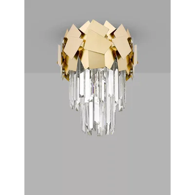 John Lewis Impex Celine Crystal Glass Wall Light