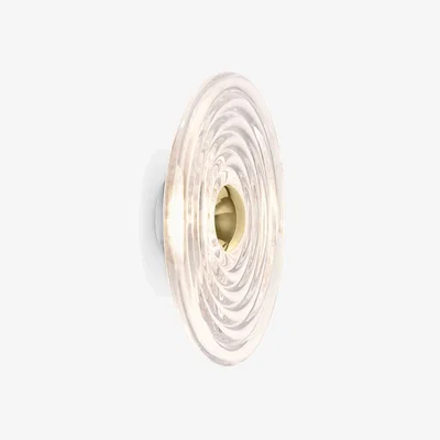 John Lewis Tom Dixon Press Glass Surface LED Wall Light, Clear