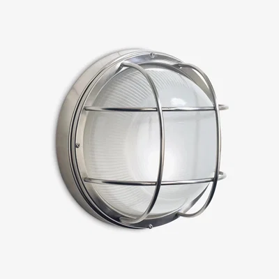 John Lewis Där Salcombe Outdoor Wall Light, Steel