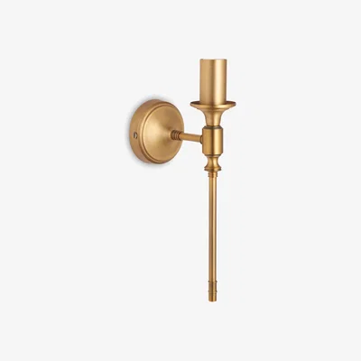 John Lewis John Lewis Hart Wall Light Fitting, Antique Brass