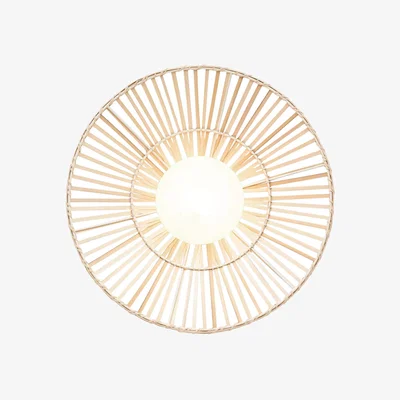 John Lewis MADE Piper Weaver Flush Wall Light