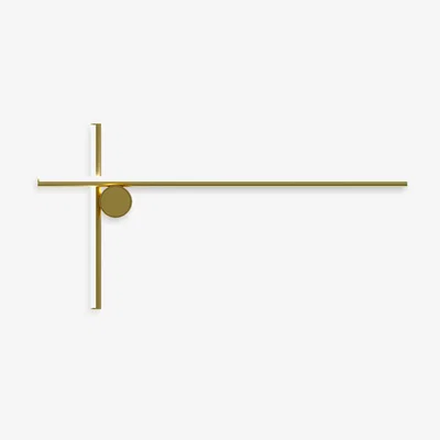 John Lewis Flos Coordinates W2 LED Wall Light, Champagne